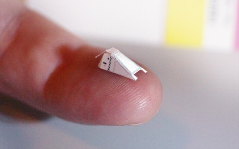 Workbee rough paper test piece.