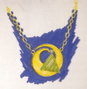 Concept sketch of the IDIC symbol by legendary Star Trek costume designer William Ware Theiss.