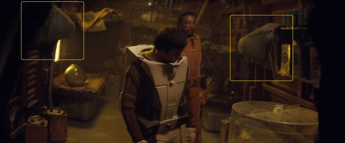 Prop Little Tikes kid’s Apollo Space Capsule Toy Chest used in the interior of Khan's shelter in TWOK.