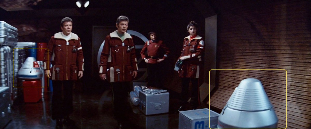 Prop Little Tikes kid’s Apollo Space Capsule Toy Chest used in the "Genesis Cave" in TWOK.