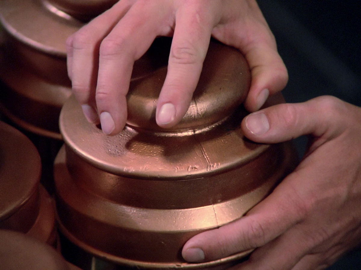 Sonobuoy cases used as felicium containers in the TNG episode "Symbbiosis".
