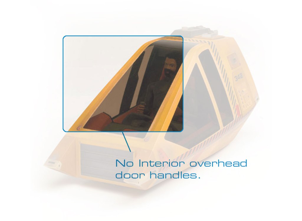 Image from Christie’s 2006 auction catalogue, highlighting where the door handle would presumably be visible.