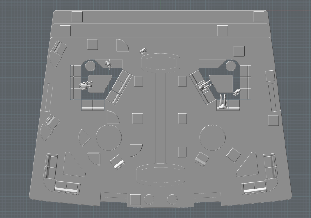 3D model of the Enterprise Recreation Deck.