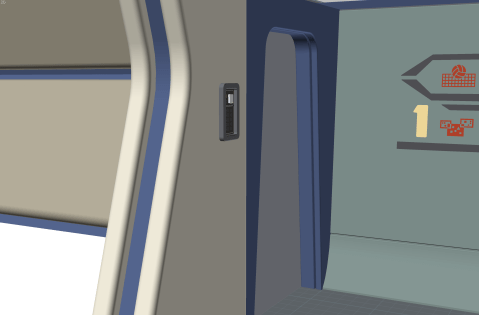 Rendering of the multimedia intercom panel in place on the recreation deck of the Enterprise-refit. (Image: Third Wave Design)