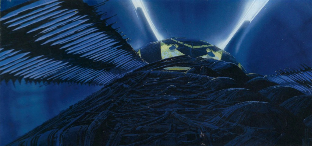 V'ger concept painting by Syd Mead, (Image: Courtesy Forgotten Trek from They Boldly Went)